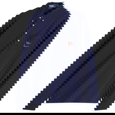 Поло тениска Polo by Ralph Lauren Classic Fit Long Sleeve Polo Shirt, Size Large Тъмно синьо | 710964548002, 1