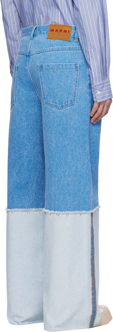 Дънки Marni Marni Two-Tone Wide Leg Jeans Синьо | PUJU0106S0 USCW91, 2