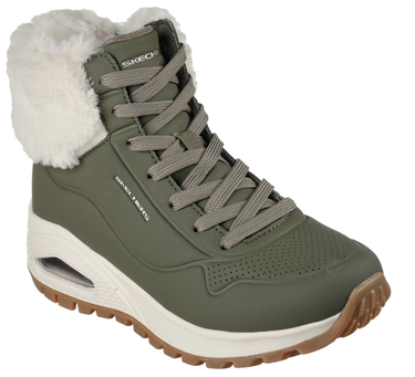 Кецове и обувки Skechers Uno Зелено | 167274-OLV, 2