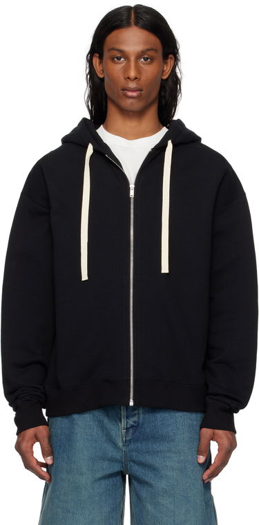 Суитчър Jil Sander Jil Sander Zipped Hoodie Черно | J47HG0106_J20039, 0