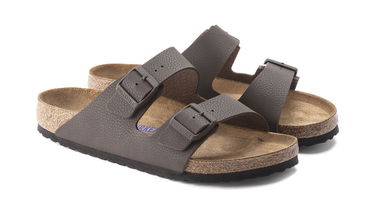 Кецове и обувки Birkenstock Arizona Soft Footbed Narrow Fit Сиво | 1023439, 3