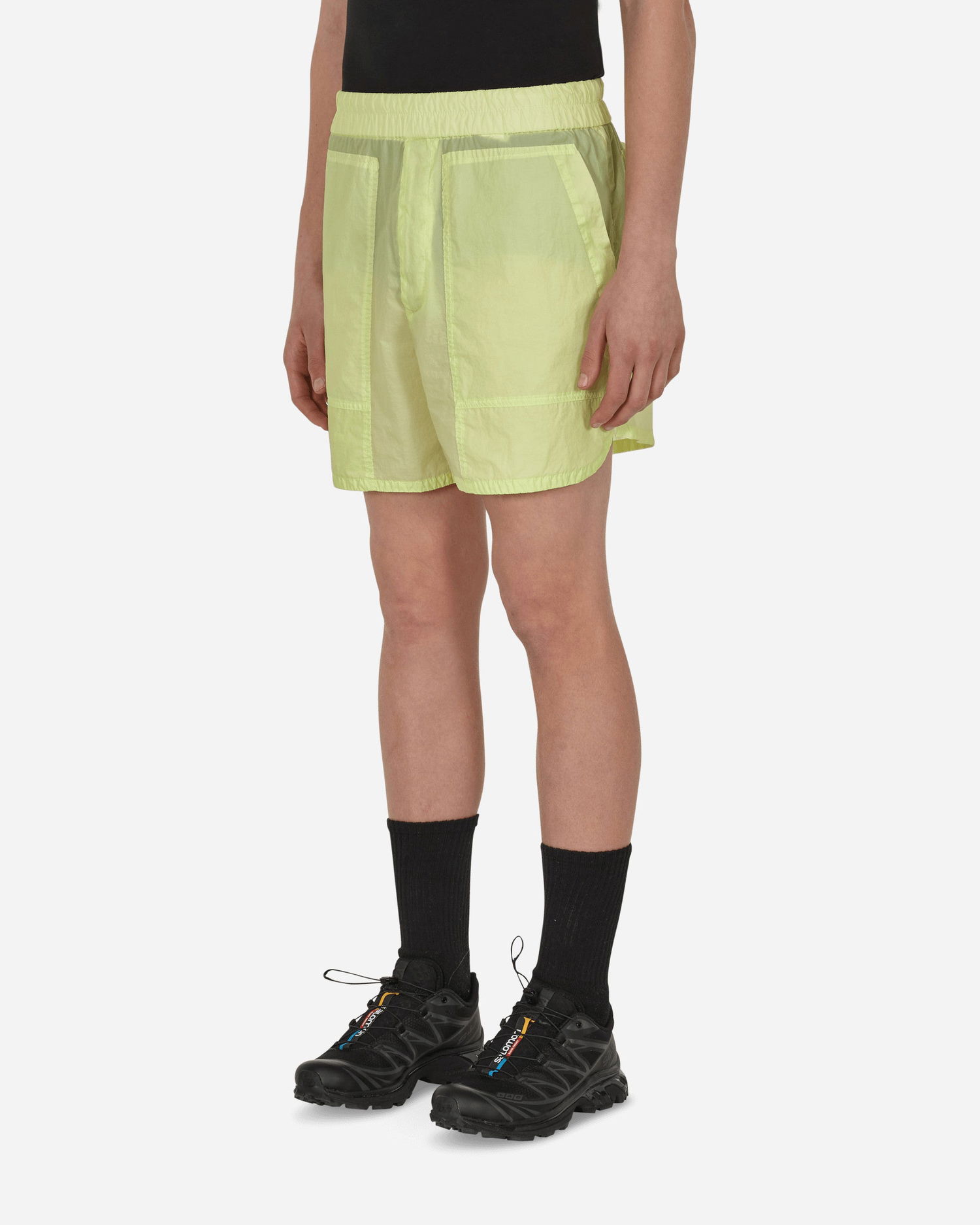 Къси панталони Dries Van Noten Pooles Shorts Жълто | 020964-4185 201, 1