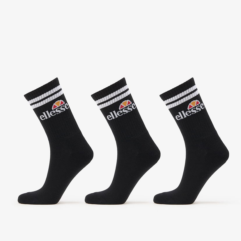 Чорапи Ellesse Pullo 3-Pack Socks Black S Черно | SAAC0620-011N