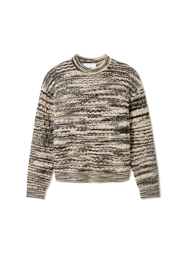 Пуловер AXEL ARIGATO Noah Textured Striped Knit Sweater Многоцветен | A3296001, 1