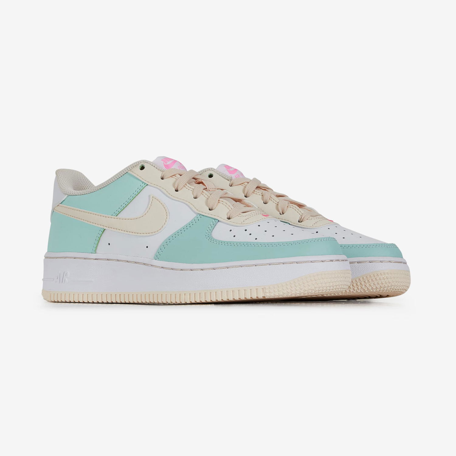 Кецове и обувки Nike Air Force 1 Low "Emerald Rise Guava Ice Pink" Тюркоазено | DV7762-300, 1