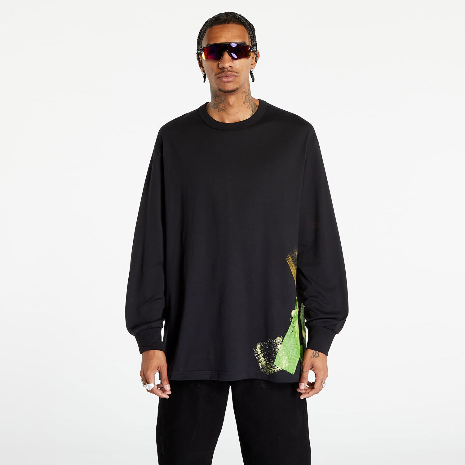 Тениска Y-3 Y-3 Longsleeve Graphic T-Shirt Черно | IP5578, 0