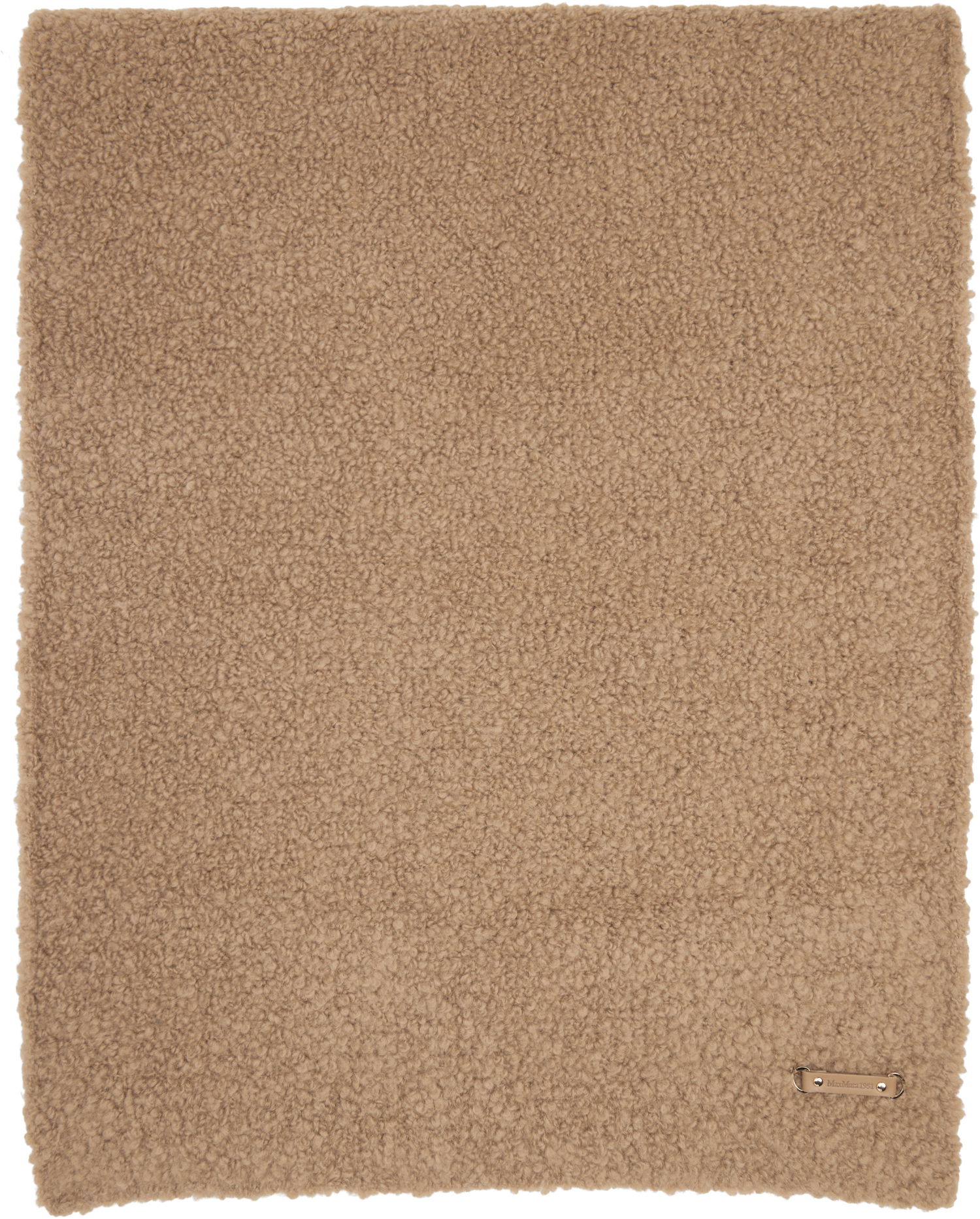 Шал Max Mara Calabra Teddy Scarf Бежово | 2521746012600, 0