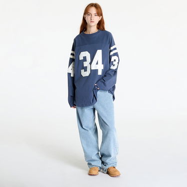 Тениска Ambush Football L-S T-Shirt UNISEX Insignia Blue/ Tofu Синьо | BMAB004F24JER0014531, 5