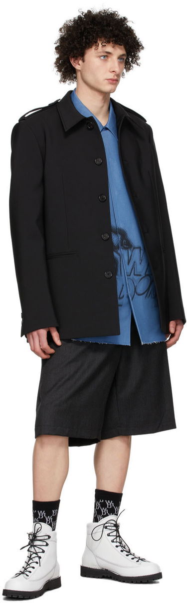 Риза We11done We11done Regular Collar Jacket Черно | WD-JK1-22-084-M-BK, 3