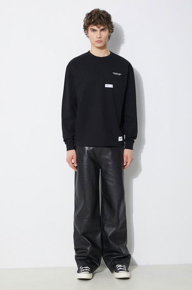 Тениска Neighborhood NEIGHBORHOOD Classic-P Crewneck Long Sleeve T-Shirt Черно | 241FPNH.CSM05, 1