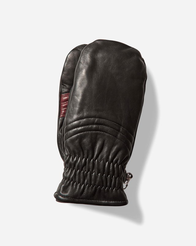 Spheric Leather Mittens