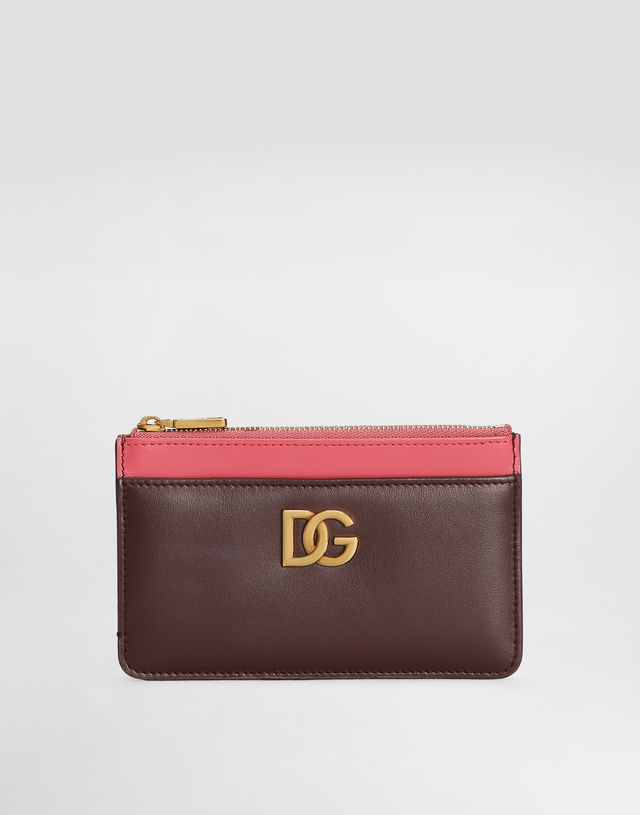 Dolce & Gabbana Calfskin Card Holder with DG Logo