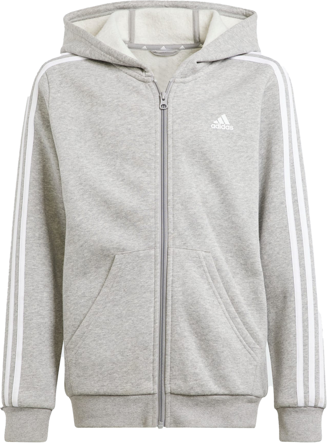 adidas 3-Stripes Fleece Full-Zip Hoodie