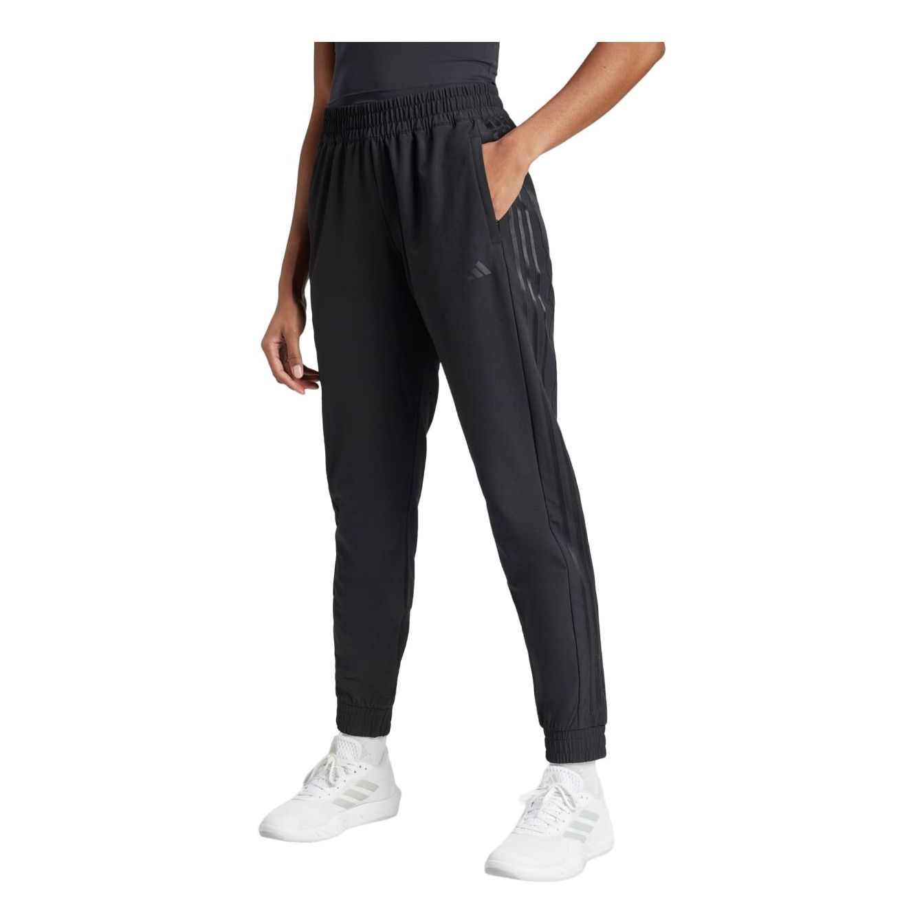 Спортни панталони adidas Originals Pacer All Gym Mid-Rise Woven Pants Черно | IK5471, 0