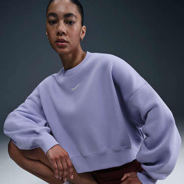 Пуловер Nike Sportswear Phoenix Fleece Crewneck Sweatshirt Лилаво | DQ5761-533, 2