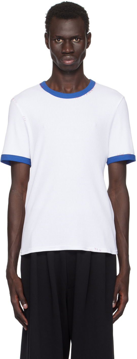 Тениска Marni Marni Ringer T-Shirt Бяло | HUMU0300QS UTC404, 0