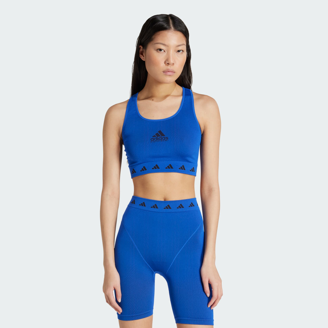 Сутиен adidas Performance EQT Seamless Sports Bra Синьо | JN6499, 0