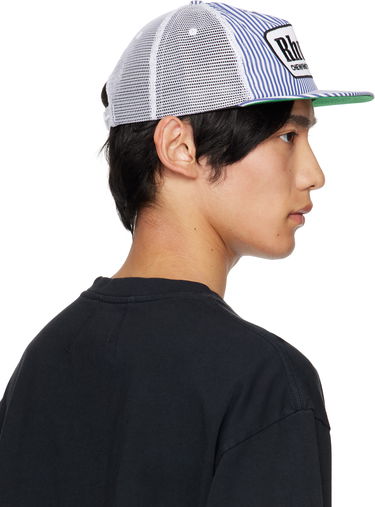 Шапка с козирка Rhude Rhude Striped 'Tobacco' Trucker Hat Синьо | RHPF25HA01748, 2