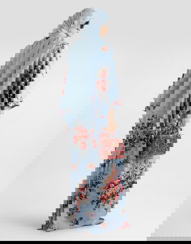 Pокля Dolce & Gabbana Dolce & Gabbana Flower Bouquet-print Long Charmeuse Dress Collection Многоцветен | F610QTFSA8PHC5ZO, 2