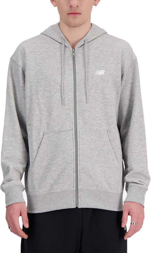 Суитчър New Balance Sport Essentials French Terry Logo Hoodie Сиво | mt41222-llt, 0