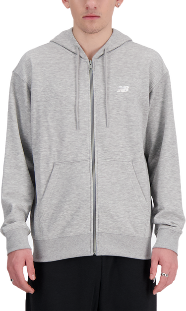 Суитчър New Balance Sport Essentials French Terry Logo Hoodie Сиво | mt41222-llt, 0
