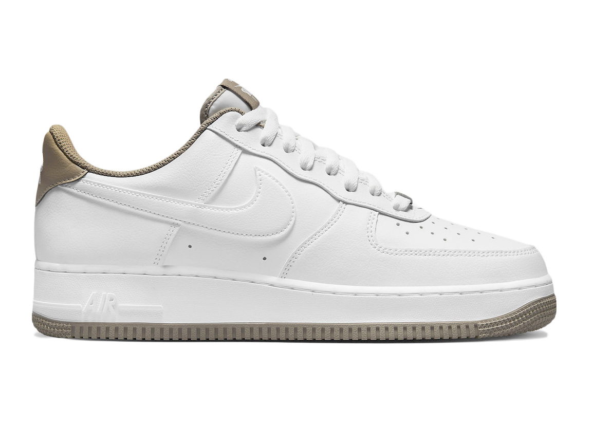 Кецове и обувки Nike Air Force 1 Low White Khaki 2022 Бяло | DR9867-100, 0