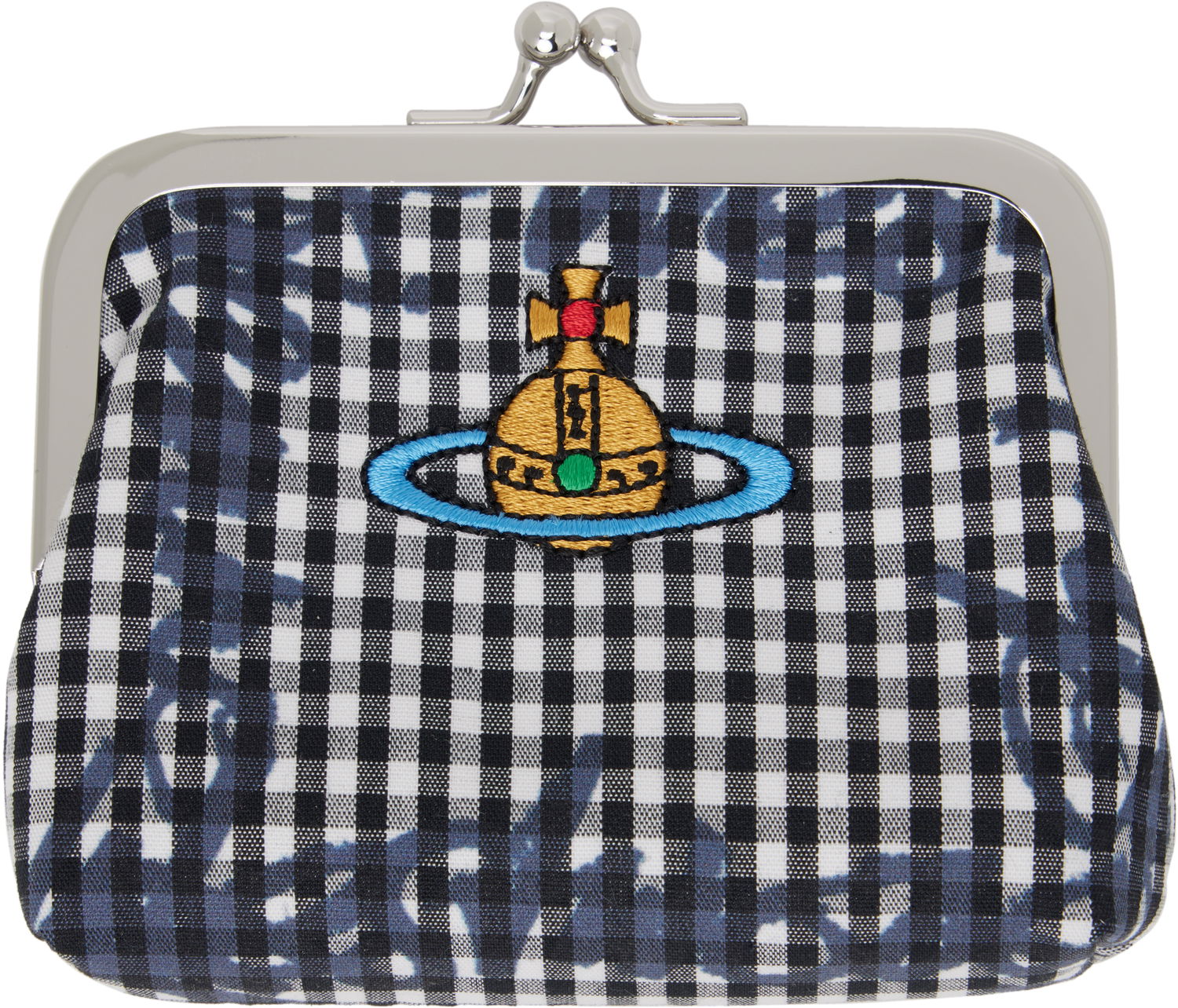 Портфейл Vivienne Westwood Vivienne Westwood Gingham Frame Coin Pouch Черно | 56010006W-W011T-, 0