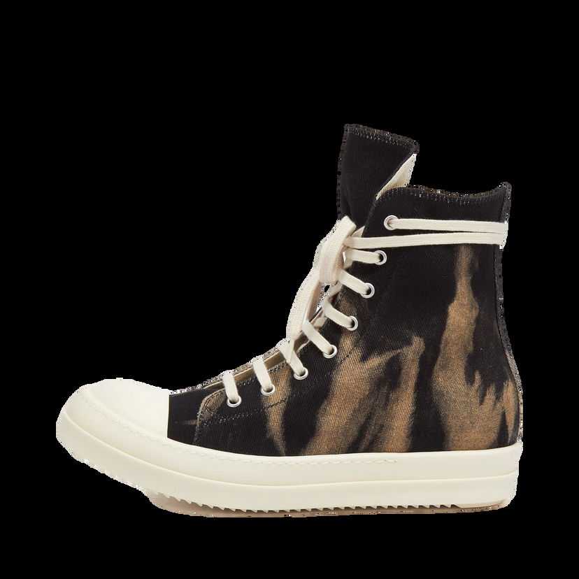 Кецове и обувки Rick Owens High Top Sneakers Черно | DS02D2800-98311-DBSUN