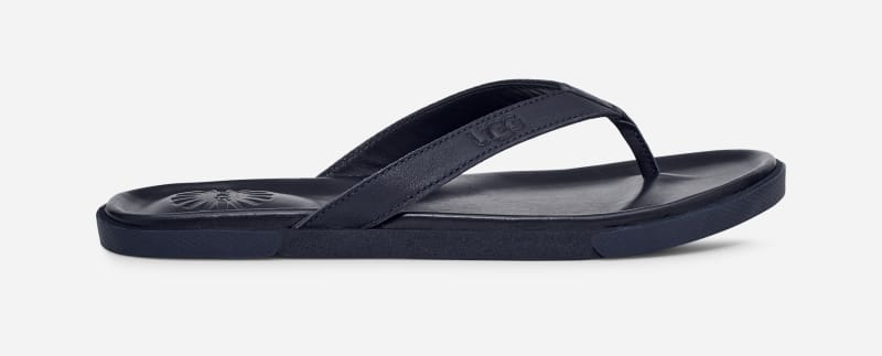 Кецове и обувки UGG Bennison II Leather Flip-Flops Синьо | 1132739-DSPP