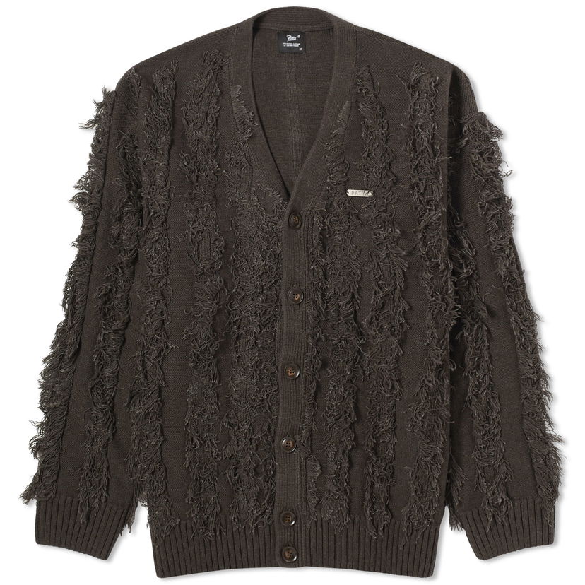 Пуловер Patta Fringed Cardigan Черно | POC-SS24-391-0243-086