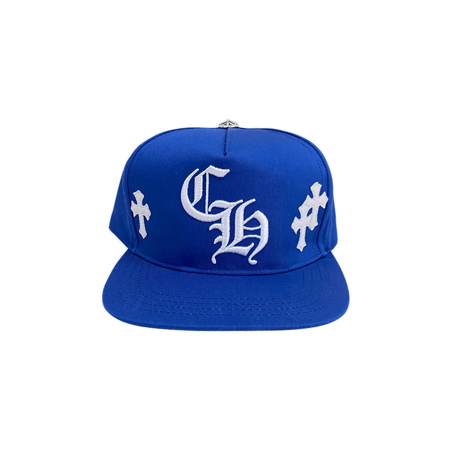 Шапка с козирка Chrome Hearts Cross Patch Baseball Hat Синьо | 1383 100000701CPBH BLUE, 0
