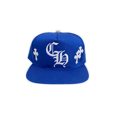 Шапка с козирка Chrome Hearts Cross Patch Baseball Hat Синьо | 1383 100000701CPBH BLUE, 0