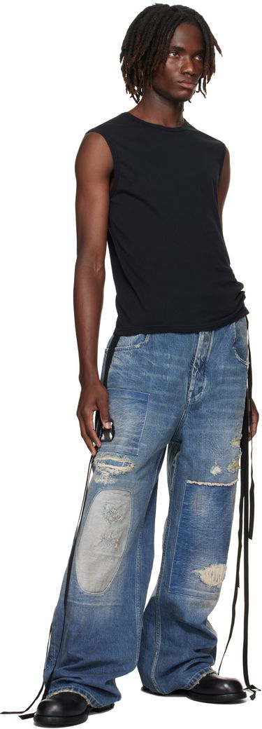 Потник Ann Demeulemeester Ann Demeulemeester Ysewijn 'Eternal Roses' Tank Top Черно | B0012882-FA206-099, 3