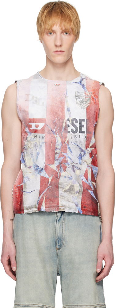 Потник Diesel Diesel T-Per Stripe Tank Top Бяло | A18700-0SKBT-42AA, 0