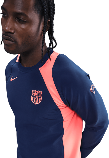 Суитчър Nike FC Barcelona Soccer Crew-Neck Top Тъмно синьо | hq9778-410, 2