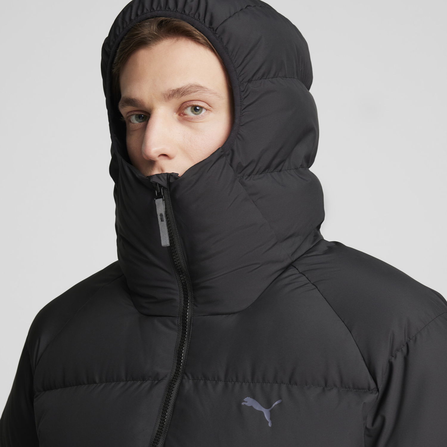 Пухо яке Puma Men's Hooded Puffer Jacket Черно | 626476_01, 1