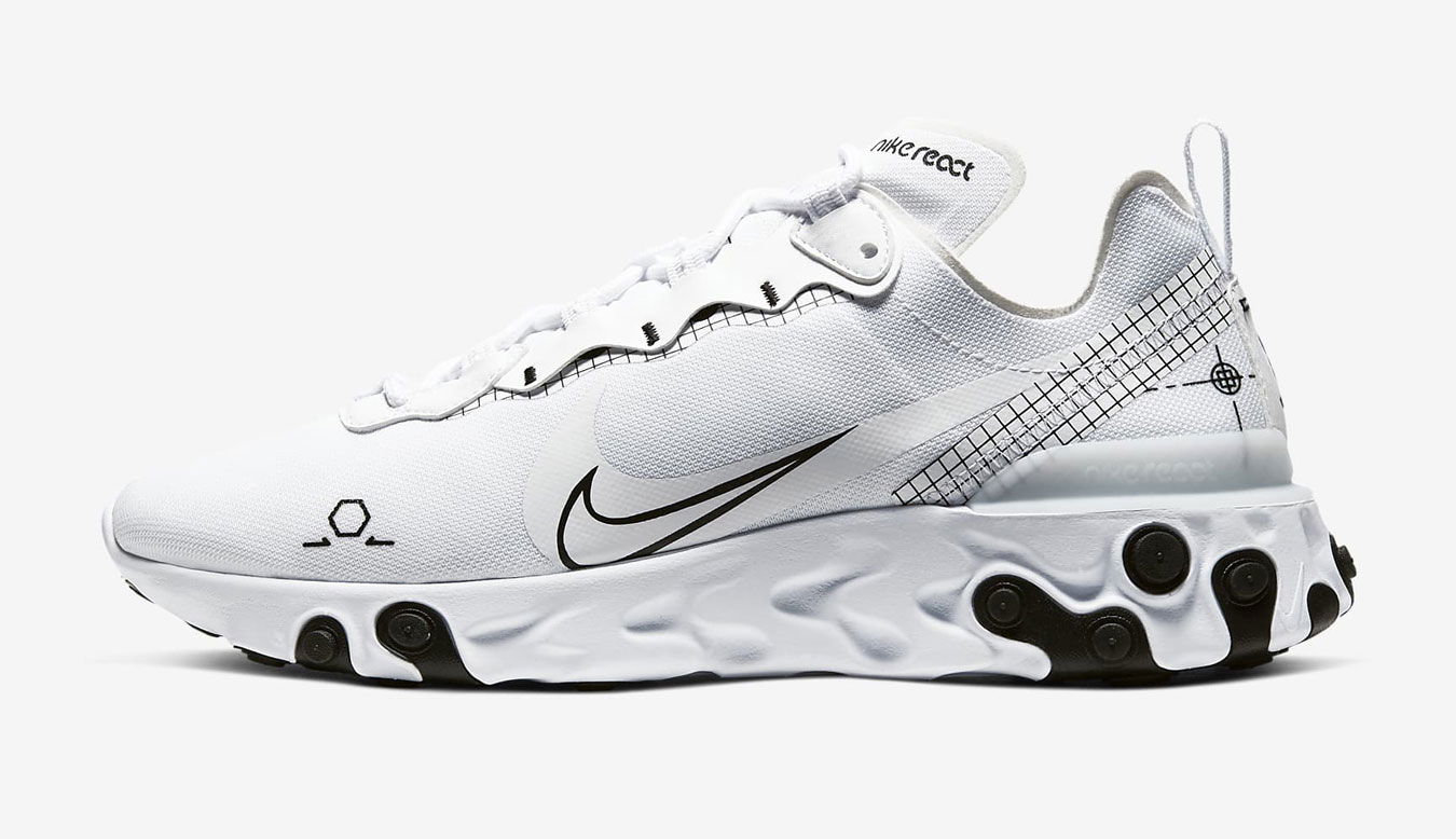 Кецове и обувки Nike React Element Бяло | CU3009-100, 0