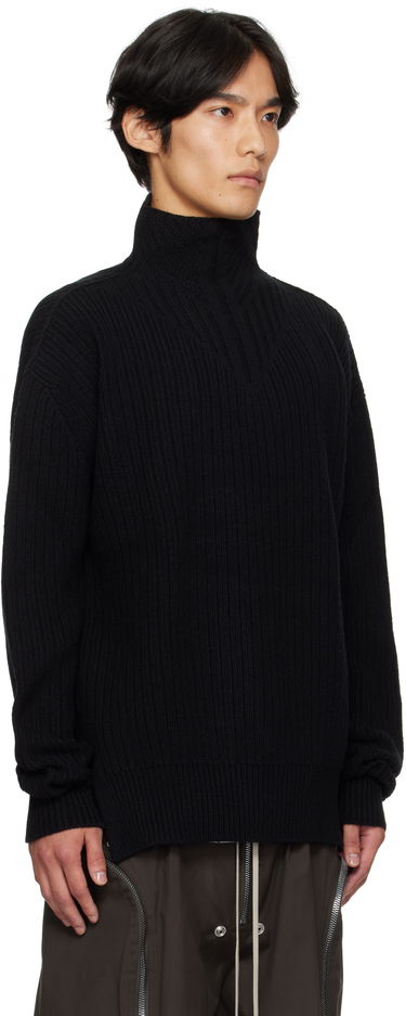 Пуловер Rick Owens Rick Owens Concordians Turtleneck Sweater Черно | RU02E1645 KWV, 1