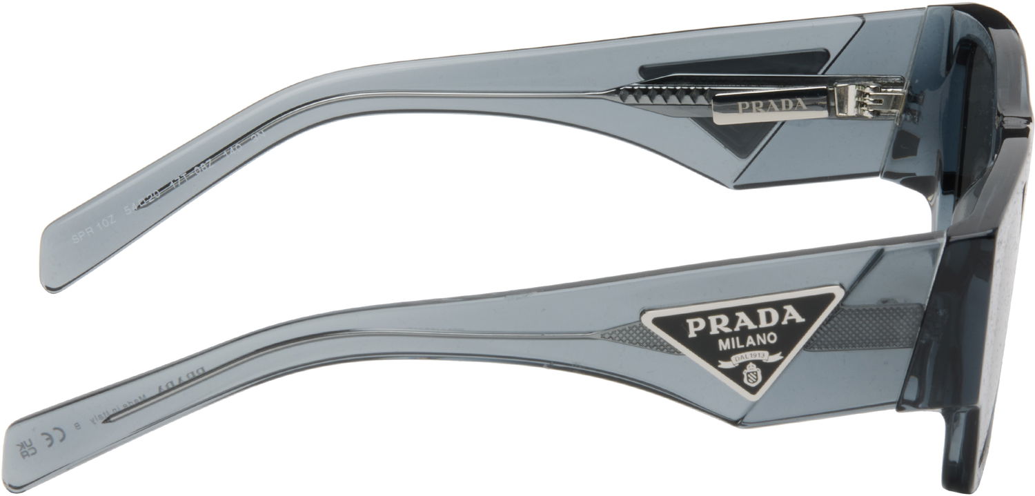 Слънчеви очила Prada Triangle Logo Square-Frame Sunglasses Сиво | 0PR 10ZS 17T08Z54 8056262511435, 1