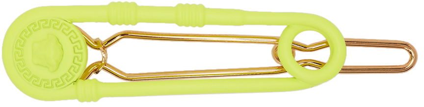 Значка Versace Versace Safety Pin Hair Clip Зелено | 1006259_1A00635, 0