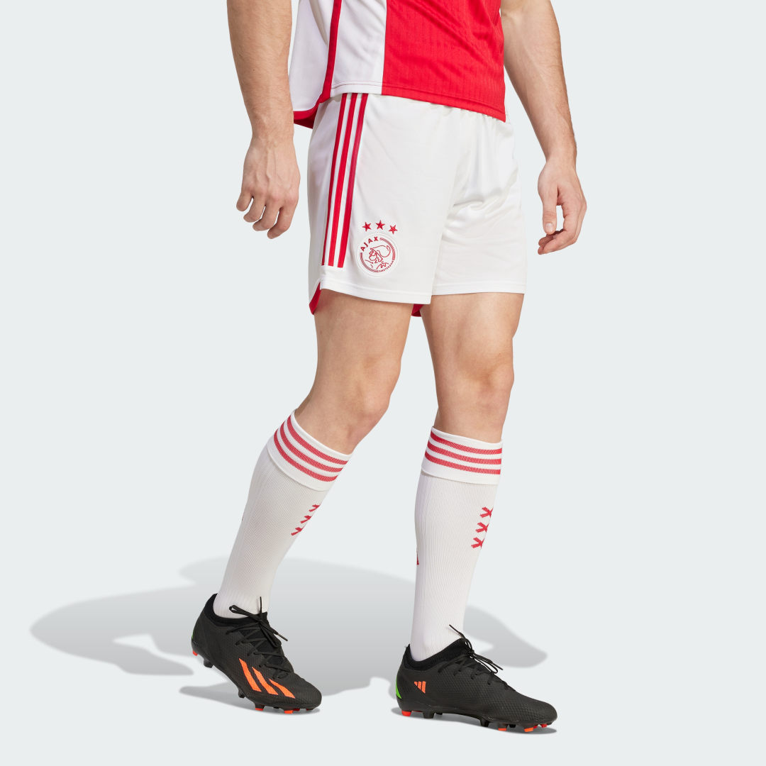 Къси панталони adidas Originals Ajax Amsterdam 23/24 Home Shorts Бяло | HZ7736, 0