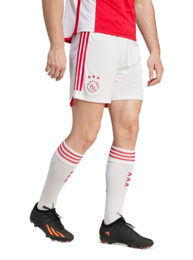 Къси панталони adidas Originals Ajax Amsterdam 23/24 Home Shorts Бяло | HZ7736