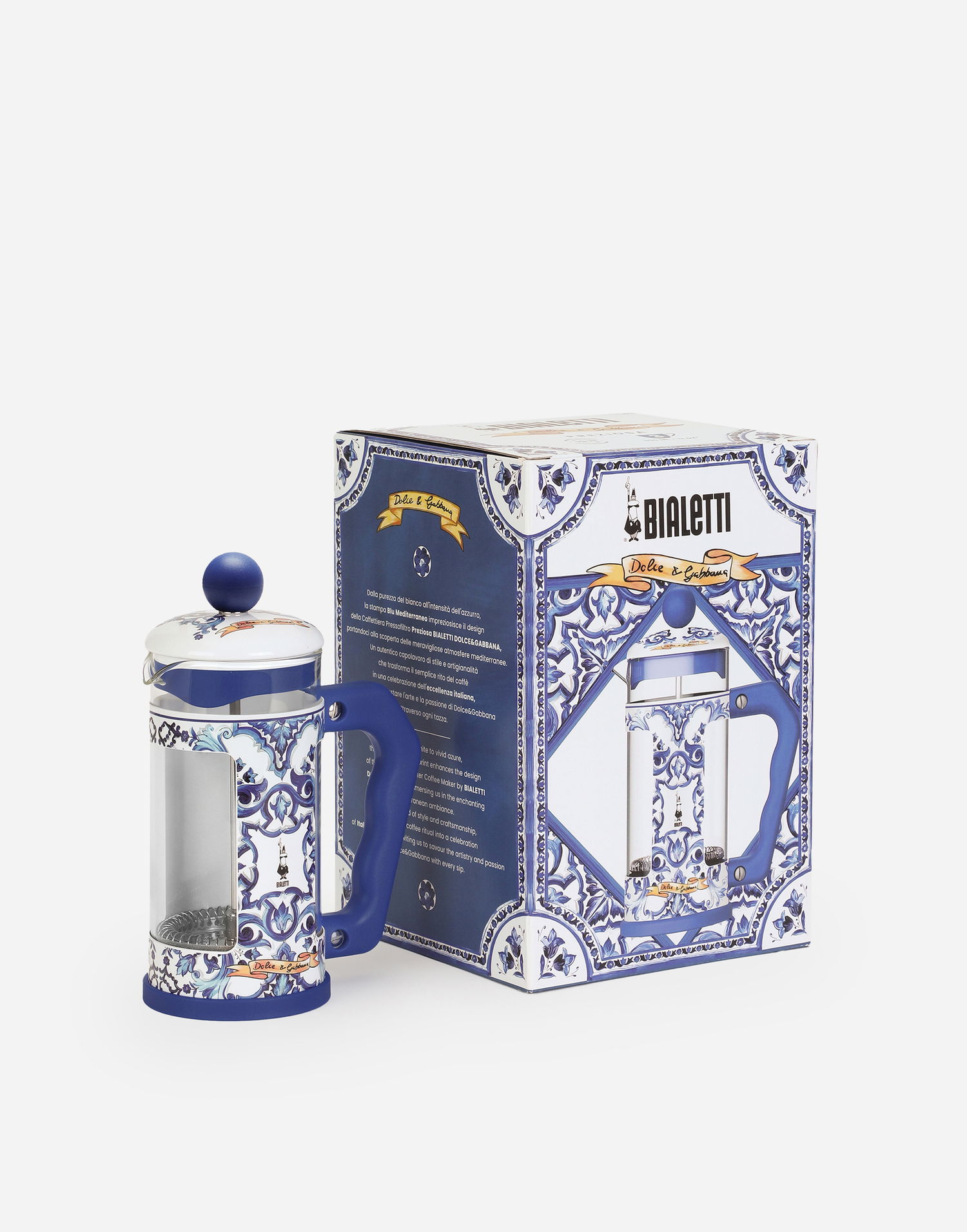 Flexstyle Dolce & Gabbana Dolce & Gabbana French Press, 0.35lt Синьо | TCCE25TCAFEUB001, 1