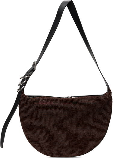 Чанта през рамо rag & bone Rag & Bone Mercer Medium Straw Bag Кафяво | ST100902, 0