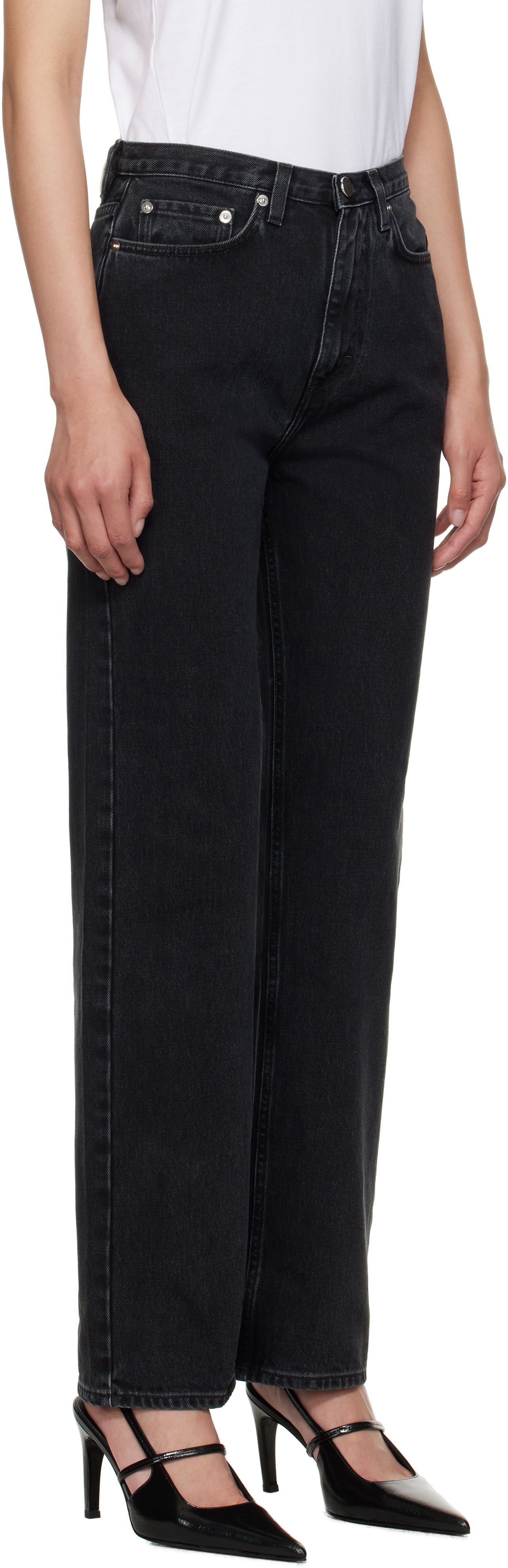 Дънки Loulou de Saison Loulou de Saison Jude Jeans Черно | JUDE, 1