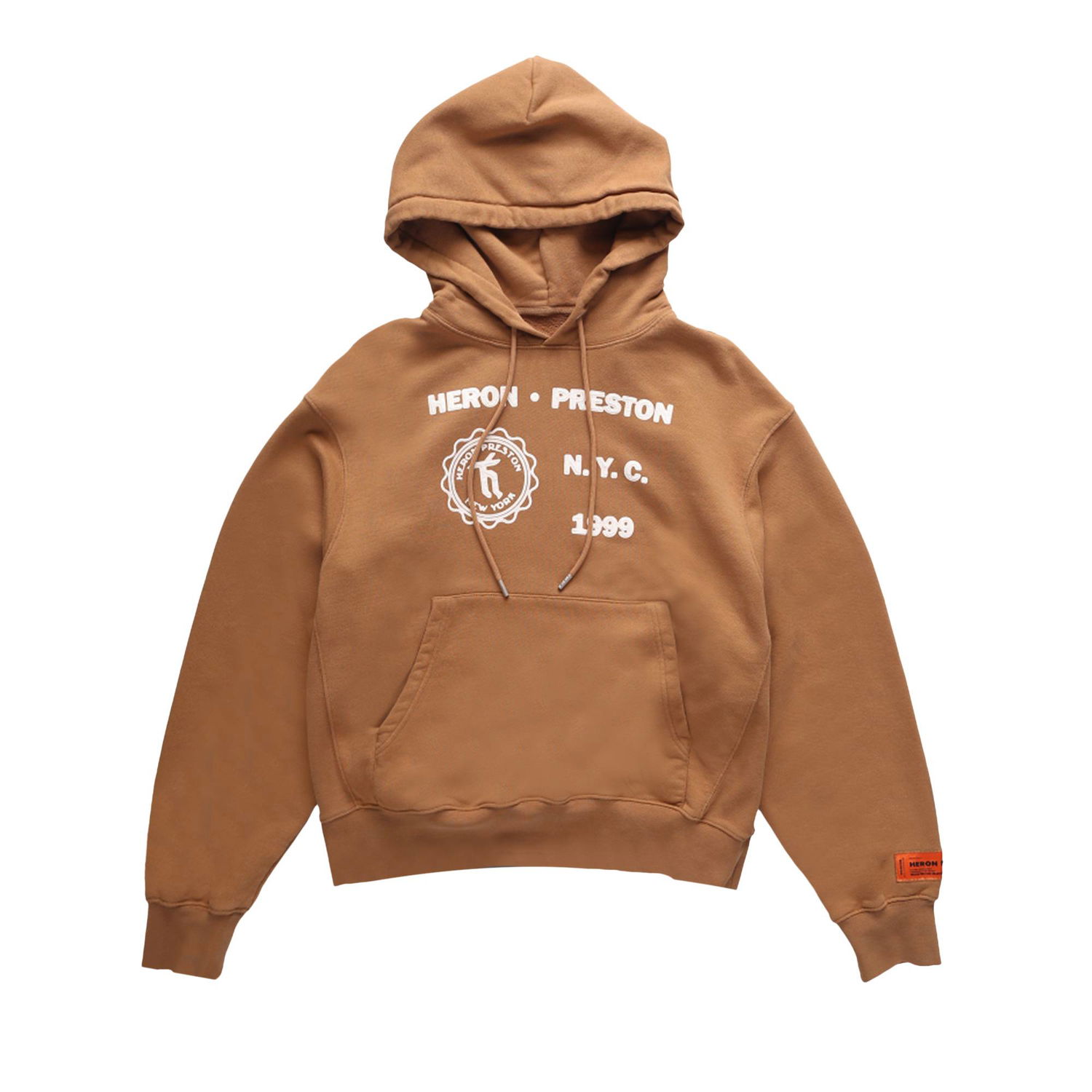 Суитчър HERON PRESTON Medieval Hoodie Кафяво | HMBB024F22JER0056401, 1