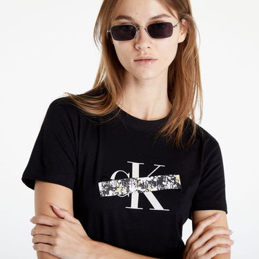 Тениска CALVIN KLEIN Cotton T-Shirt Черно | J20J219807 BEH, 3