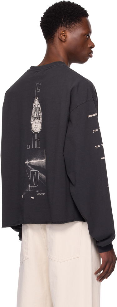 Тениска Enfants Riches Déprimés Enfants Riches Déprimés 'Remember When' Long Sleeve Graphic T-Shirt Черно | 010-845, 2