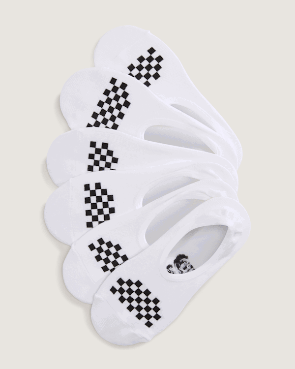 Чорапи Vans Classic Canoodle No-Show Socks (6 Pairs) Бяло | VN000QCAYB2, 0