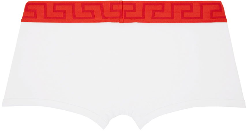 Боксерки Versace Greca Border Boxers Бяло | AU10026_1A10011, 1